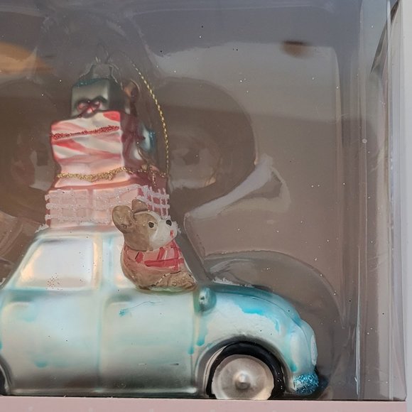 Jillian Harris X CANVAS Christmas Car Ride Glass Ornament NEW - Picture 10 of 11